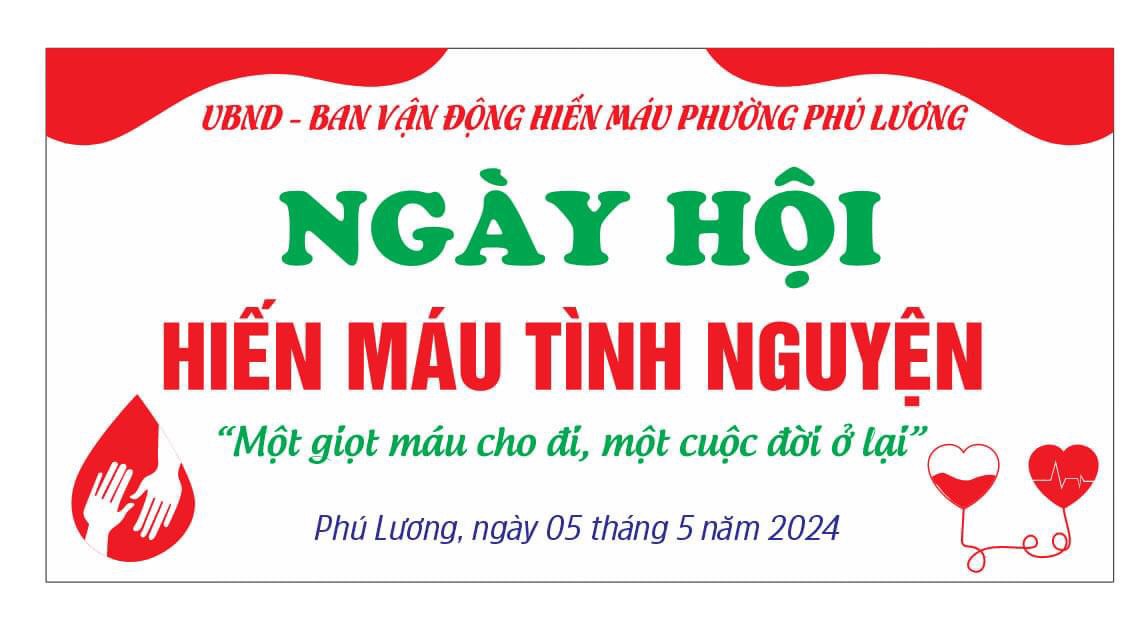 NGÀY HỘI HIẾN MÁU TÌNH NGUYỆN NĂM 2024